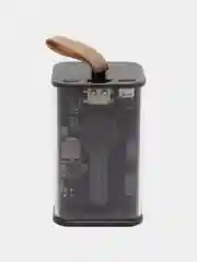 Черный пауэрбанк c быстрой зарядкой, 22,5 W, 20000 mAh