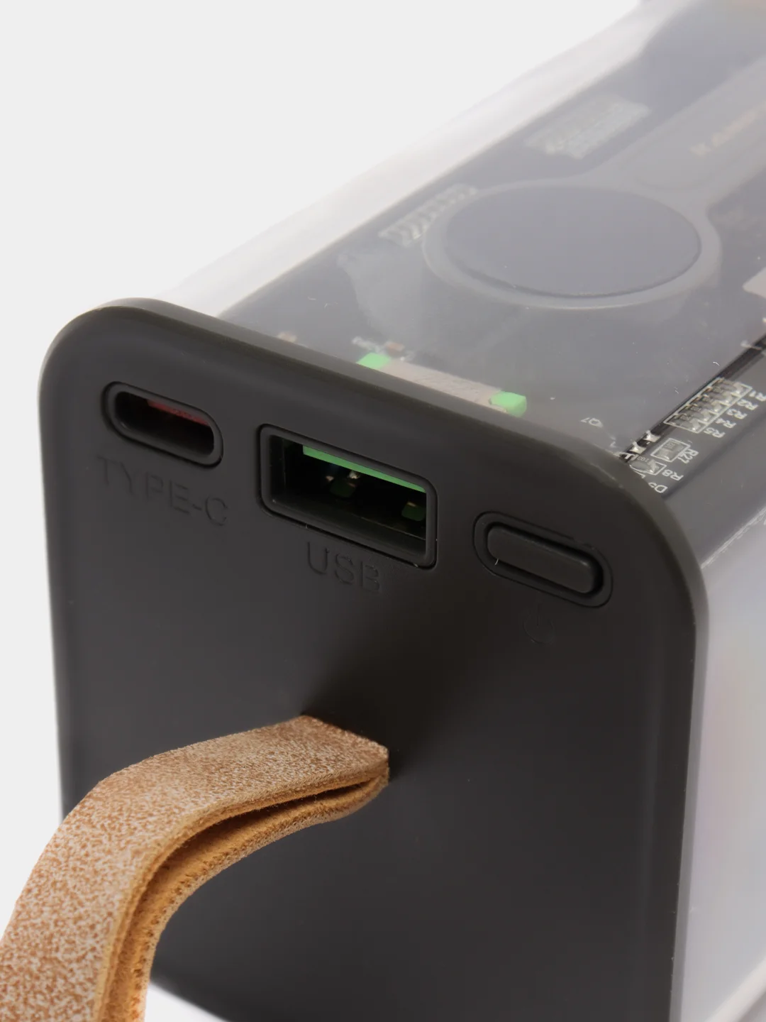 Желтый пауэрбанк c быстрой зарядкой, 22,5 W, 20000 mAh