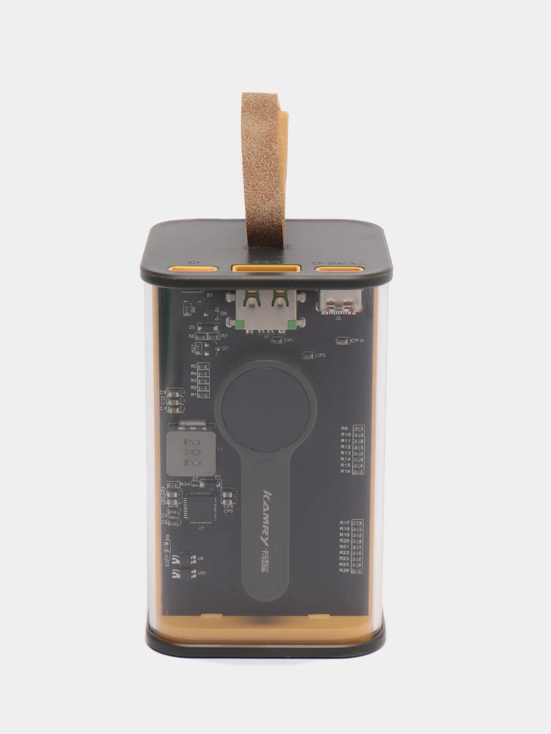 Желтый пауэрбанк c быстрой зарядкой, 22,5 W, 20000 mAh