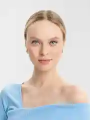 Золотой серьги на английском замке "Fallon Jewelry"