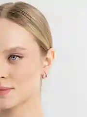 Золотой серьги на английском замке "Fallon Jewelry"