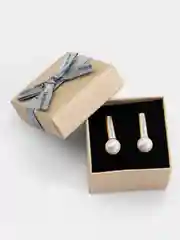 Золотой серьги с жемчугом