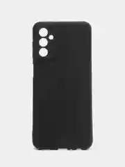 Черный чехол для Samsung Galaxy M23 силиконовый ROSCO матовый тонкий с бортиком-защитой камер