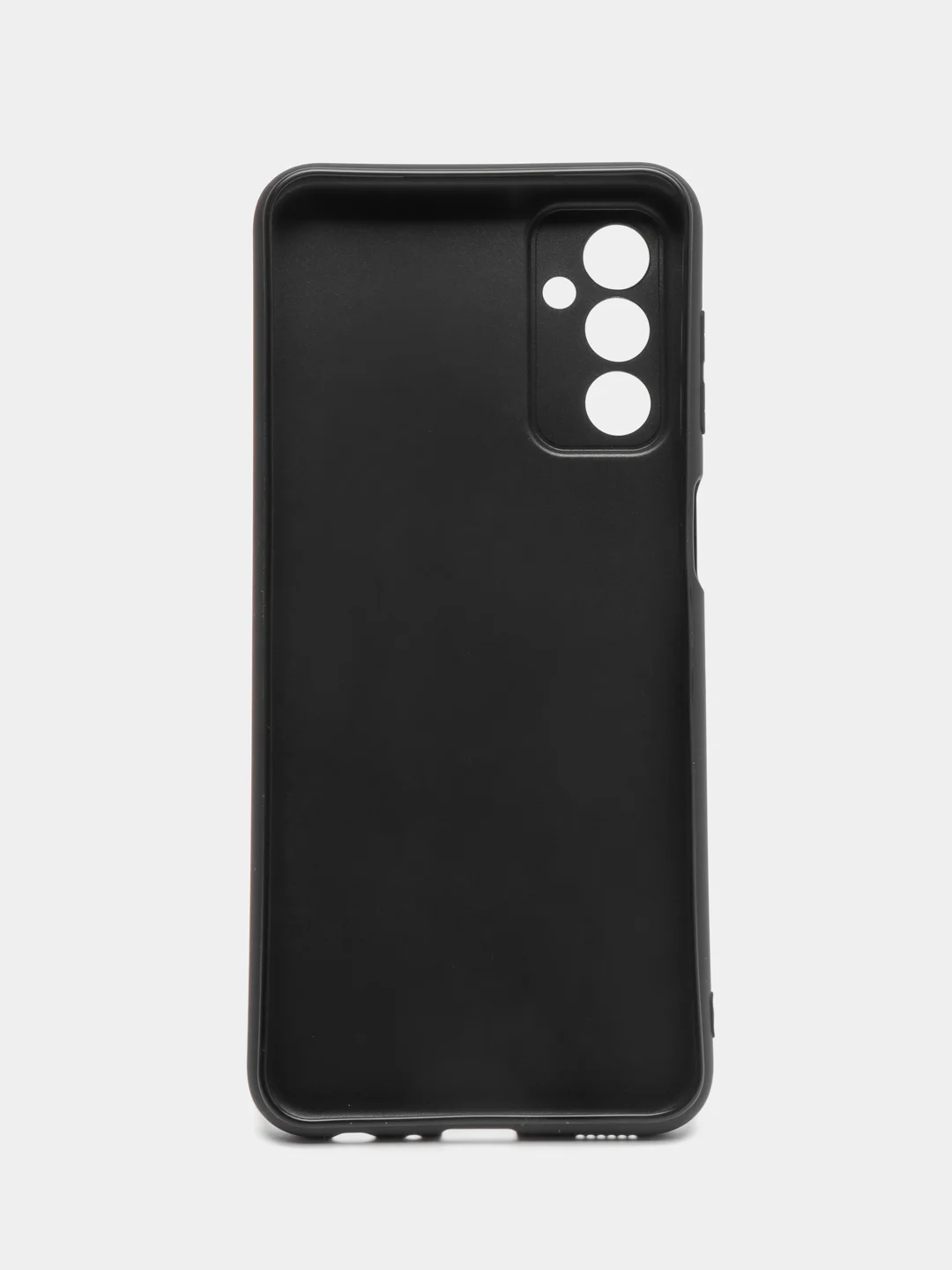 Черный чехол для Samsung Galaxy M23 силиконовый ROSCO матовый тонкий с бортиком-защитой камер