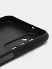 Черный чехол для Samsung Galaxy M23 силиконовый ROSCO матовый тонкий с бортиком-защитой камер