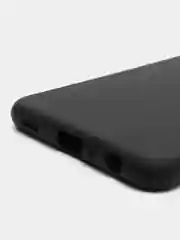 Черный чехол для Samsung Galaxy M23 силиконовый ROSCO матовый тонкий с бортиком-защитой камер