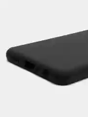 Черный чехол ROSCO для Samsung Galaxy A04, матовый, силиконовый, бортик вокруг камер