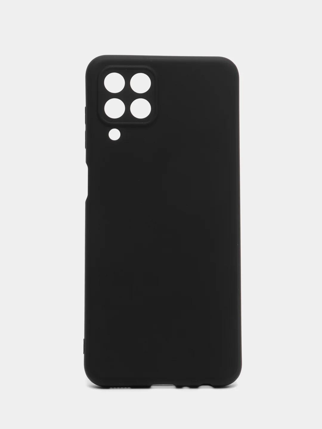 Черный чехол ROSCO для Samsung Galaxy M33, матовый, силиконовый, бортик вокруг камер