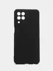 Черный чехол ROSCO для Samsung Galaxy M33, матовый, силиконовый, бортик вокруг камер