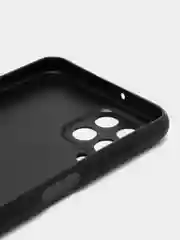 Черный чехол ROSCO для Samsung Galaxy M33, матовый, силиконовый, бортик вокруг камер