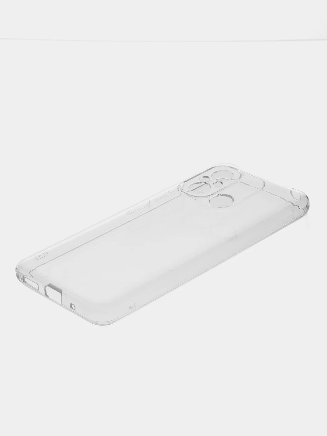 Чехол для Xiaomi Redmi 12C, с защитой камеры, силикон, прозрачный