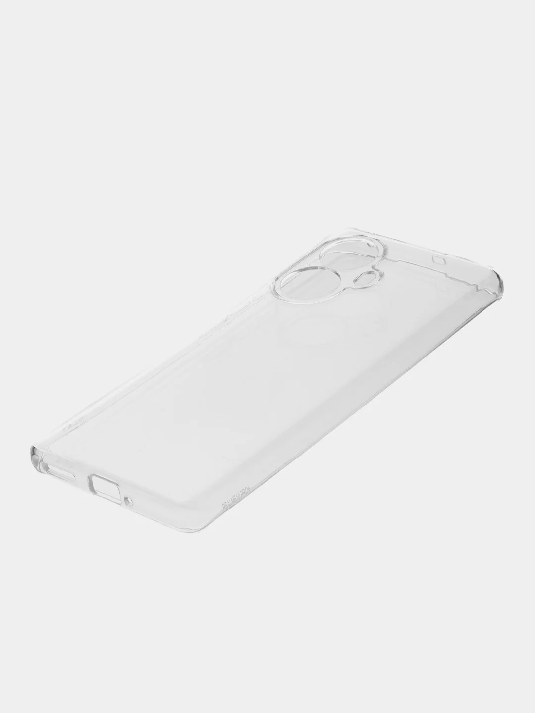 Плотный чехол для Realme 10 Pro+ Plus 5G, с защитой камеры, силикон, прозрачный