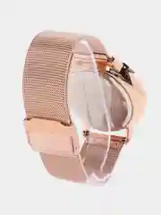 Серебряный мужские наручные часы Lige 9908 с календарём, в подарочной упаковке
