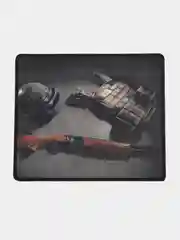 Белый коврик для мыши, игровой