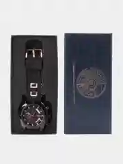 Золотой мужские наручные часы Lige 8908 c хронографом, в подарочной упаковке