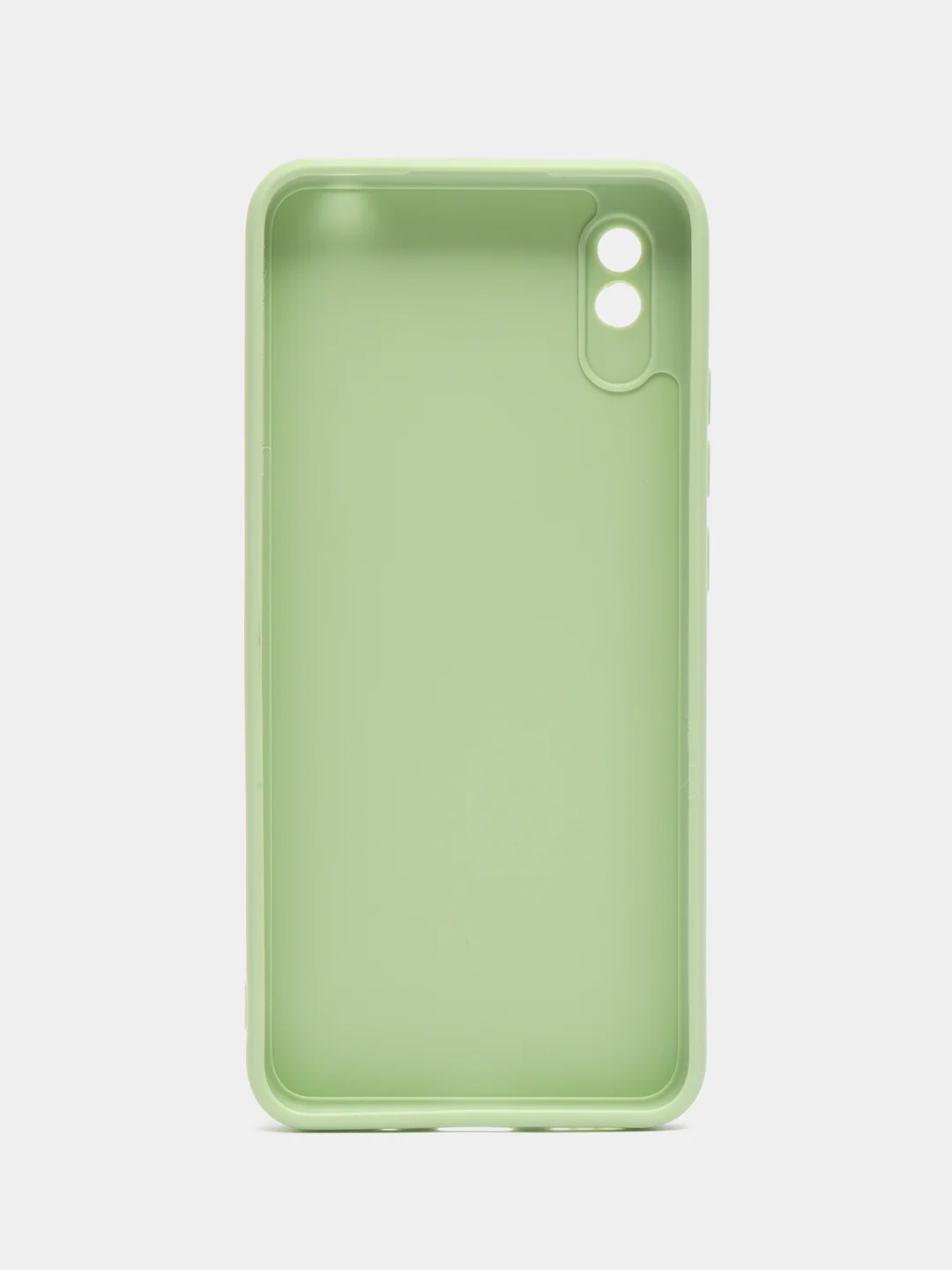 Зеленый силиконовый чехол для Xiaomi Redmi 9A (Сяоми Редми 9А), прозрачный