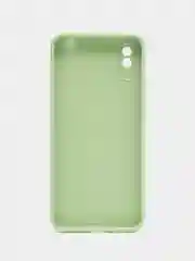 Зеленый силиконовый чехол для Xiaomi Redmi 9A (Сяоми Редми 9А), прозрачный
