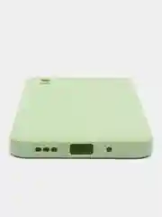 Зеленый силиконовый чехол для Xiaomi Redmi 9A (Сяоми Редми 9А), прозрачный