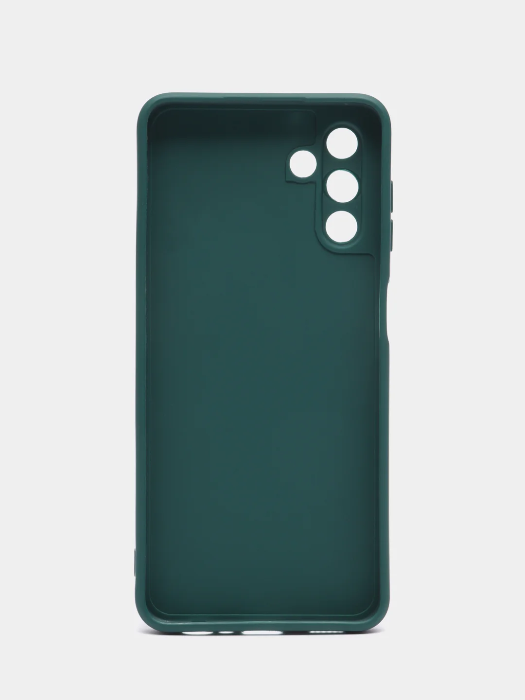 Тёмно-зелёный силиконовый чехол Samsung Galaxy A04S, A13 5G (Самсунг Галакси А04С, А13 5Г)