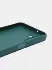 Тёмно-зелёный силиконовый чехол Samsung Galaxy A04S, A13 5G (Самсунг Галакси А04С, А13 5Г)