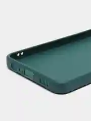 Тёмно-зелёный силиконовый чехол Samsung Galaxy A04S, A13 5G (Самсунг Галакси А04С, А13 5Г)