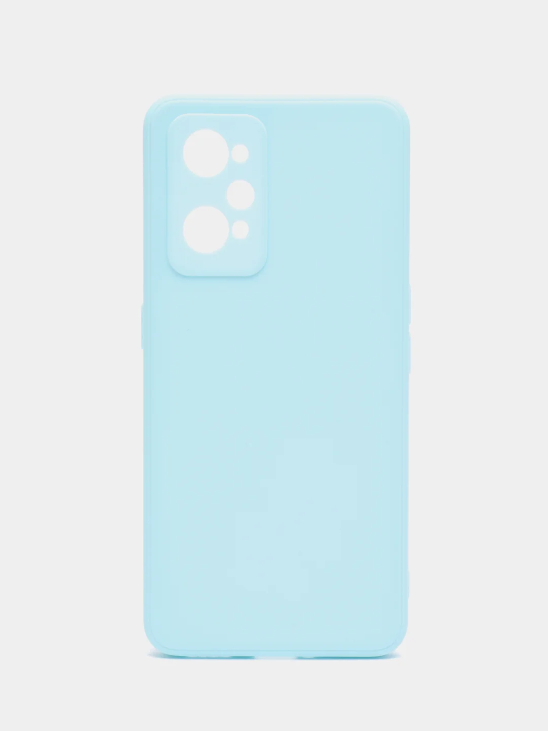 Голубой чехол для Realme GT Neo 2 / GT 2 / GT Neo 3T,  силиконовый с защитой камеры