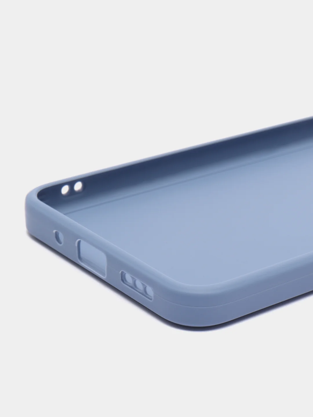 Синий меланж силиконовый чехол для Xiaomi Redmi 9A (Сяоми Редми 9А), прозрачный