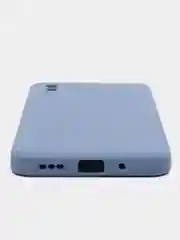 Синий меланж силиконовый чехол для Xiaomi Redmi 9A (Сяоми Редми 9А), прозрачный