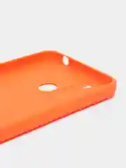 Оранжевый чехол для Itel Vision 1 pro, S16 (Ител Вижн 1 про, с16), силиконовый, с защитой камеры