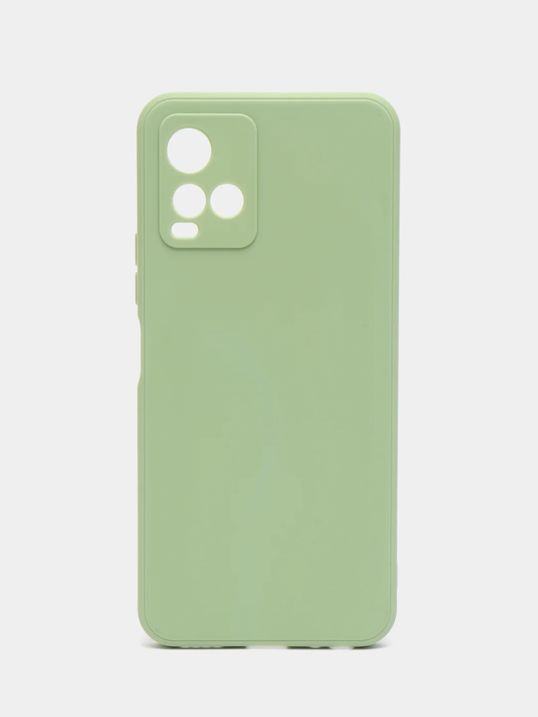 Зеленый чехол для Vivo Y33s, Y21 2021 (Виво у33С, у21 2021), силиконовый