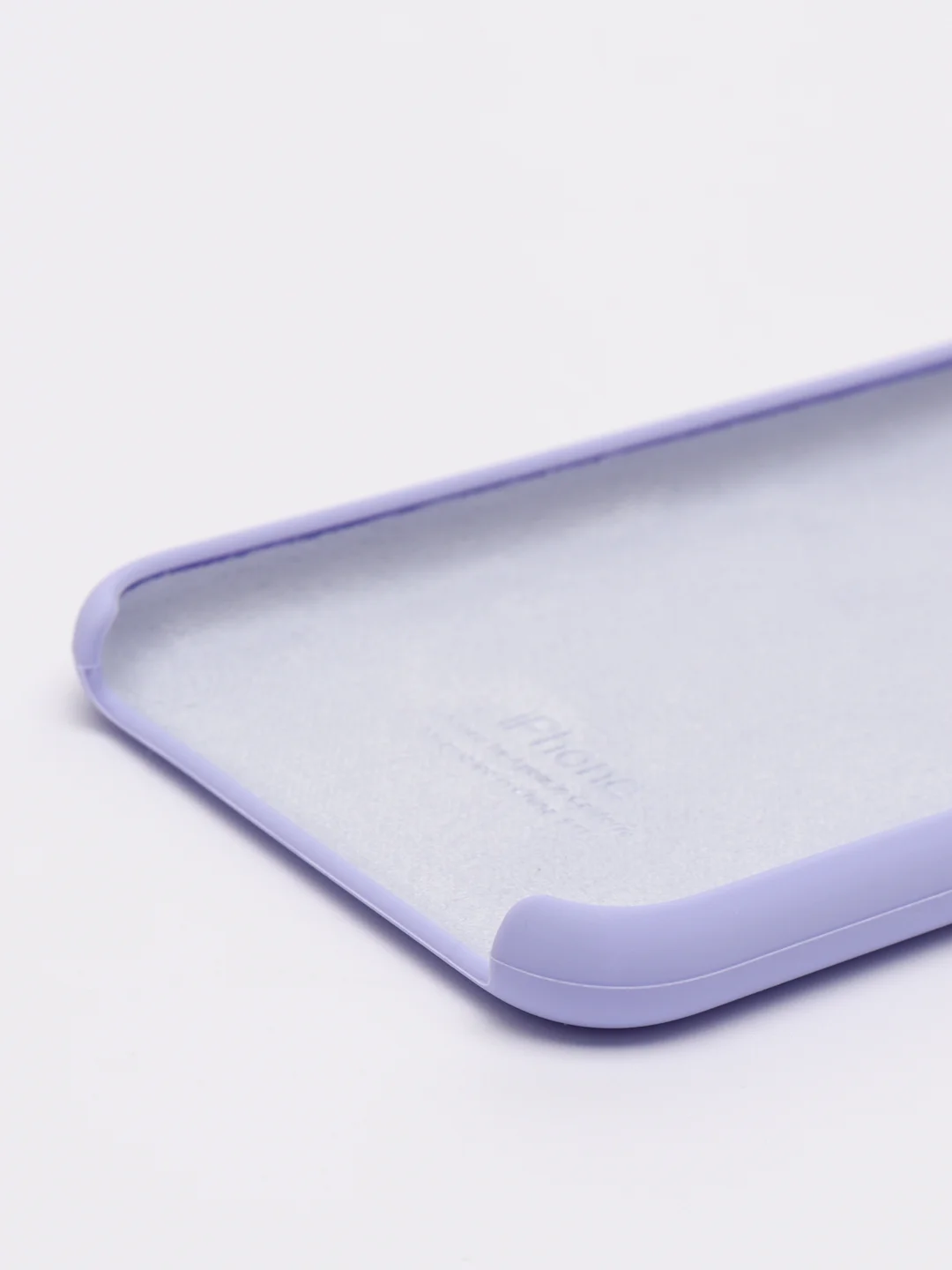 Лавандовый чехол Silicone Case Iphone 12, 11, XR, XS, X, 7, 8, SE, 6s, Pro,Max,Plus (Айфон)