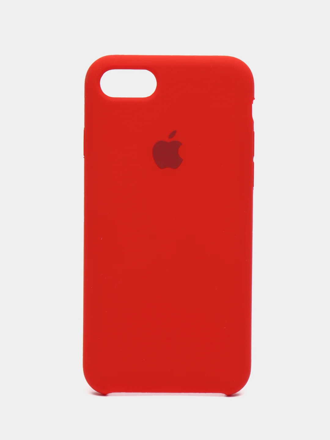 Красный чехол Silicone Case Iphone 12, 11, XR, XS, X, 7, 8, SE, 6s, Pro,Max,Plus (Айфон)