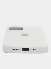 Белый чехол Silicone Case Iphone 12, 11, XR, XS, X,  7, 8, SE, 6s, Pro,Max,Plus (Айфон)