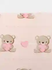 Кораллово-розовый детский плед, велсофт, 90 х 100 см