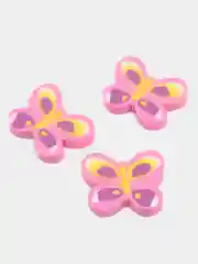 Розовый ластик фигурный