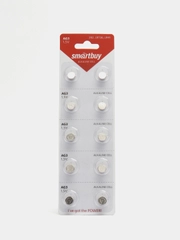 Батарейки Smartbuy AG3 (LR41, G3, 392, LR736, 192, SR41) 10 штук