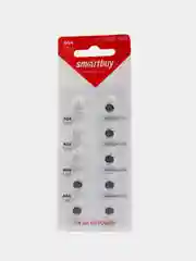 Батарейки 10 шт Smartbuy AG4 (LR626, G4, 377, SR626SW, LR66, SR66) для часов