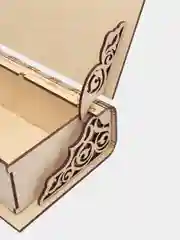 Шкатулка деревянная резная для украшений