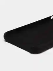 Черный чехол Silicone Case для iPhone XR, с открытым низом