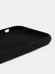 Черный чехол Silicone Case для iPhone XR, с открытым низом