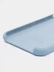 Небесно-голубой чехол Silicone Case для iPhone XR, с открытым низом