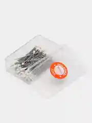 Белый набор иголок, 100 штук, в коробочке