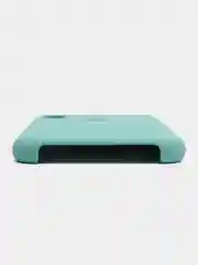 Зеленый чехол Silicone Case для iPhone XR, с открытым низом