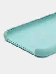 Зеленый чехол Silicone Case для iPhone XR, с открытым низом