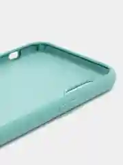 Зеленый чехол Silicone Case для iPhone XR, с открытым низом