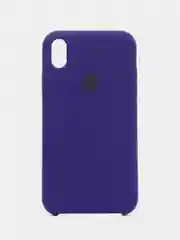 Индиго чехол Silicone Case для iPhone XR, с открытым низом