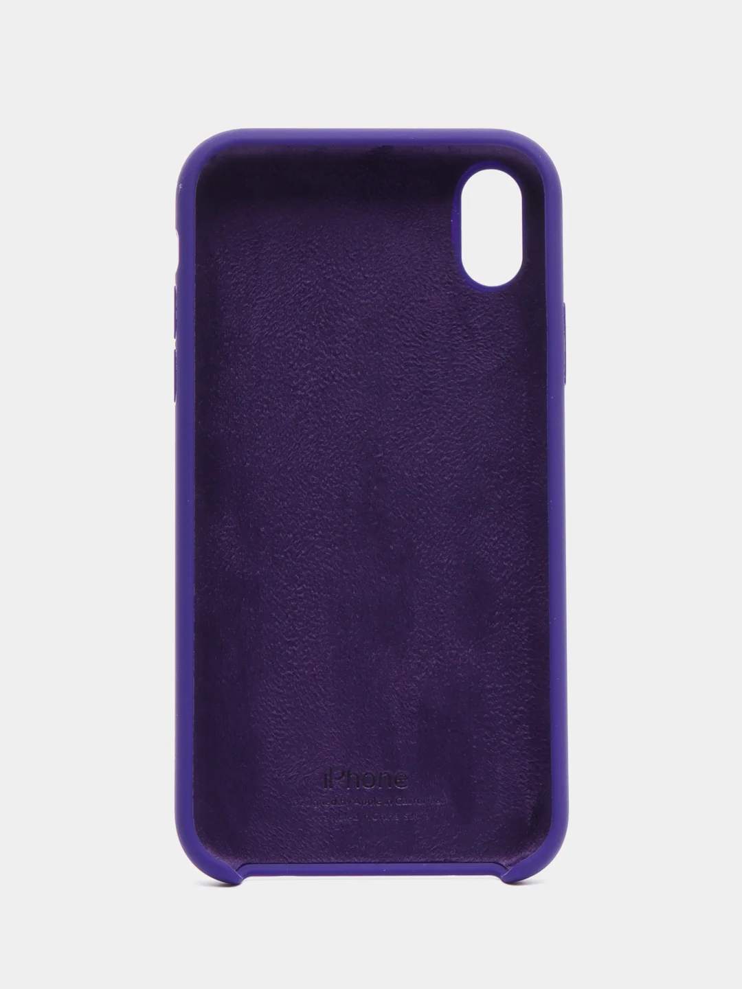 Индиго чехол Silicone Case для iPhone XR, с открытым низом