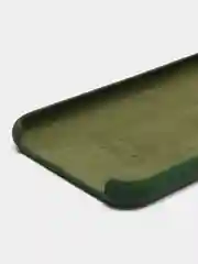 Лесной зеленый чехол Silicone Case для iPhone XR, с открытым низом