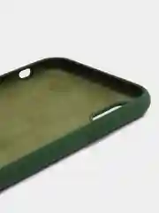 Лесной зеленый чехол Silicone Case для iPhone XR, с открытым низом