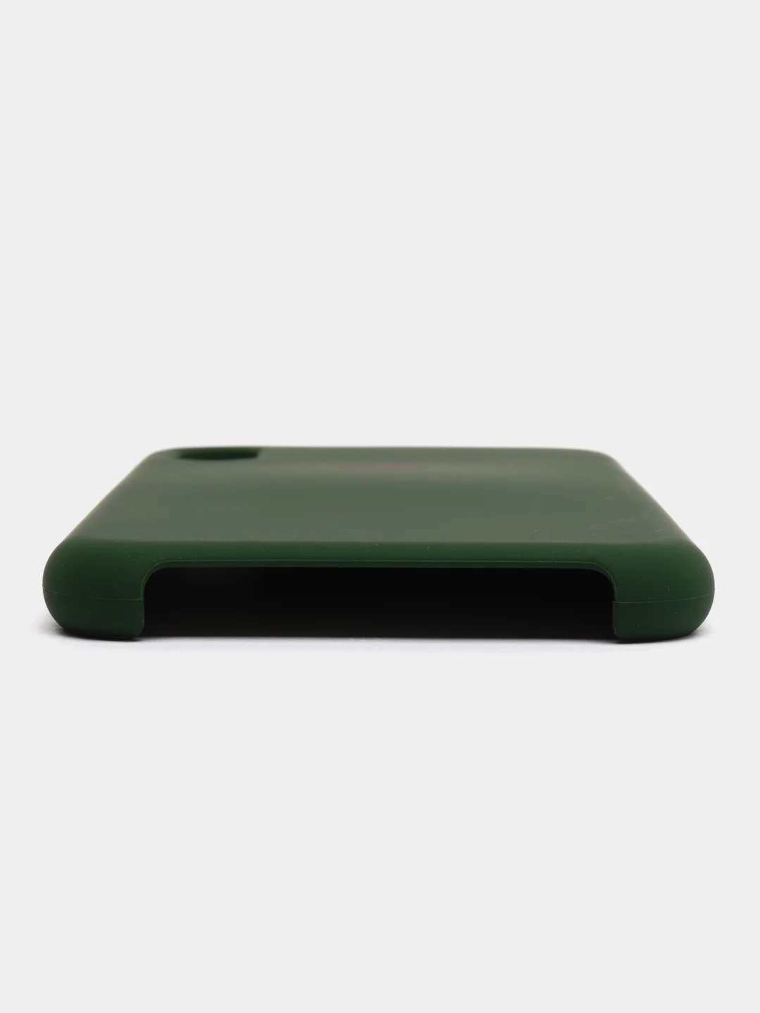 Лесной зеленый чехол Silicone Case для iPhone XR, с открытым низом